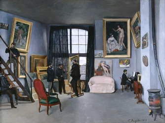 Das Atelier des Künstlers, 1870